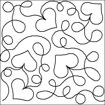 (image for) Loops and Hearts meander-L00735
